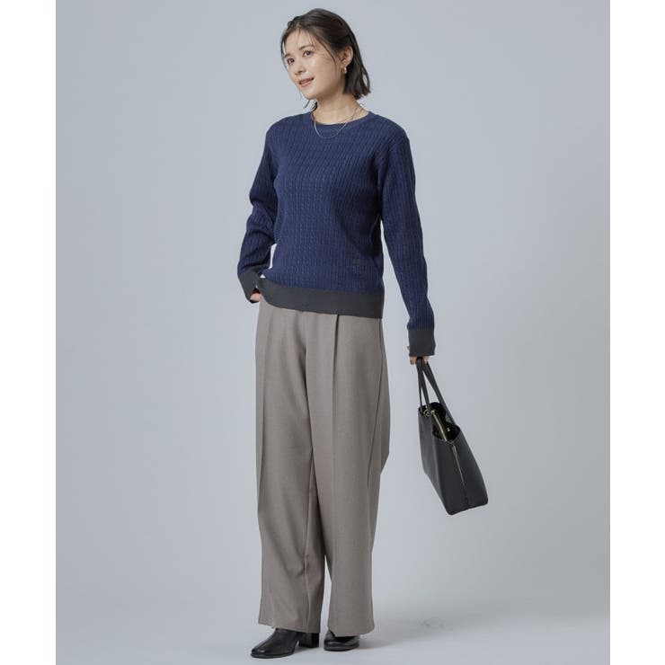 配色ケーブルニットTOPS | SHOO・LA・RUE | 詳細画像11 
