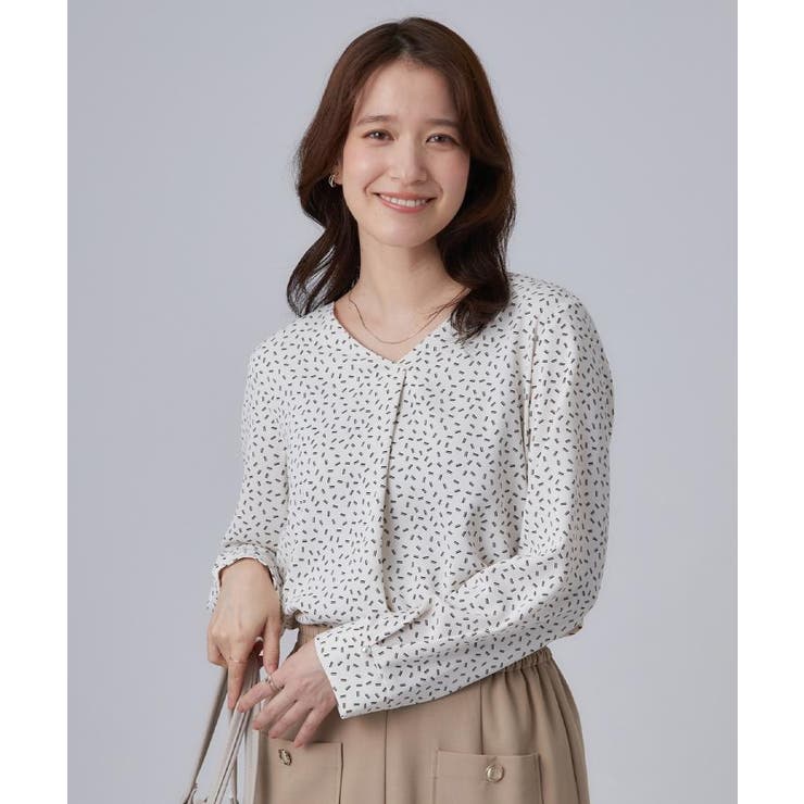 【通勤 UV 洗濯後しわになりにくい】お顔周りをすっきり魅せる | SHOO・LA・RUE | 詳細画像5 