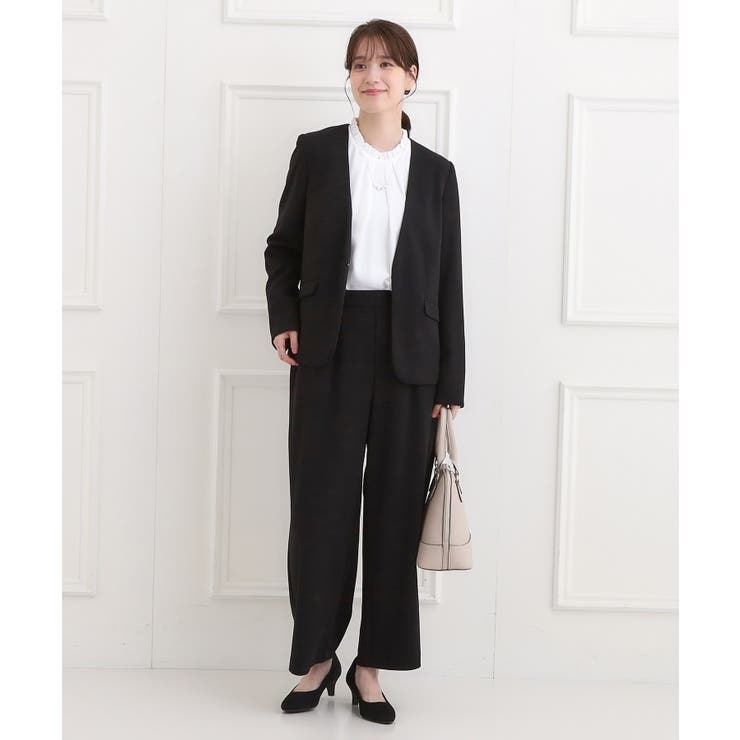 きちんと楽に。カットジョーゼットジャケット | SHOO・LA・RUE | 詳細画像3 