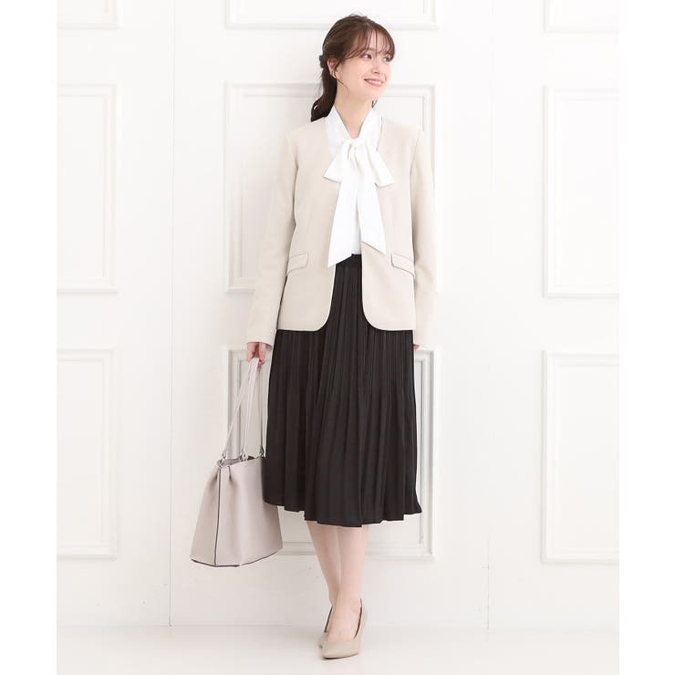 きちんと楽に。カットジョーゼットジャケット | SHOO・LA・RUE | 詳細画像7 