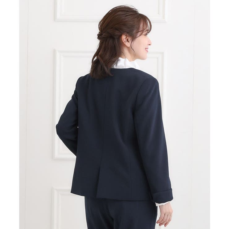 きちんと楽に。カットジョーゼットジャケット | SHOO・LA・RUE | 詳細画像9 