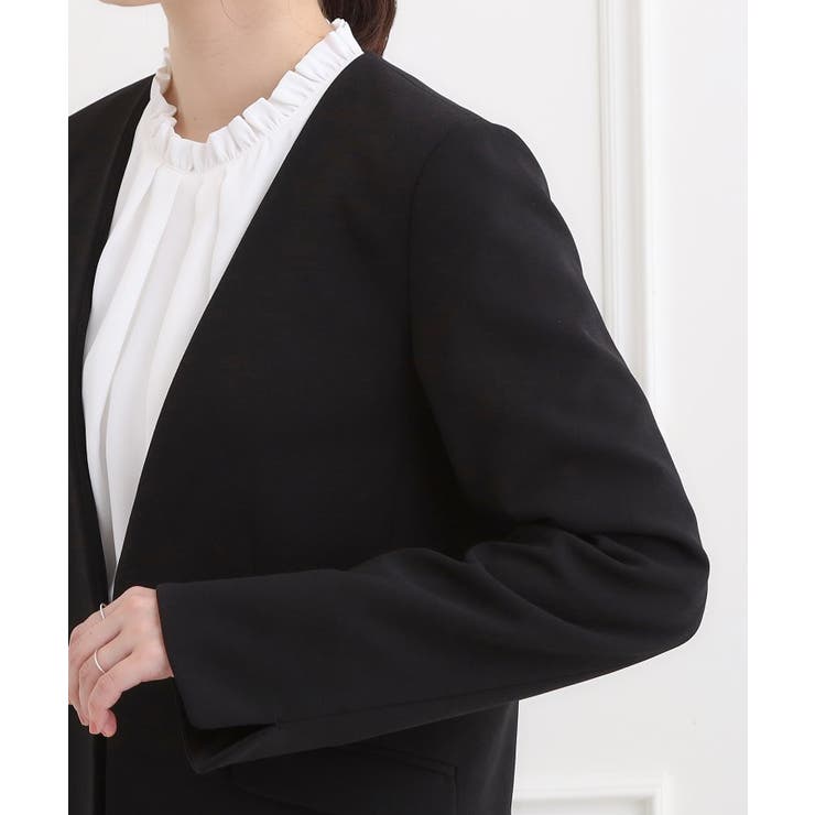 きちんと楽に。カットジョーゼットジャケット | SHOO・LA・RUE | 詳細画像17 