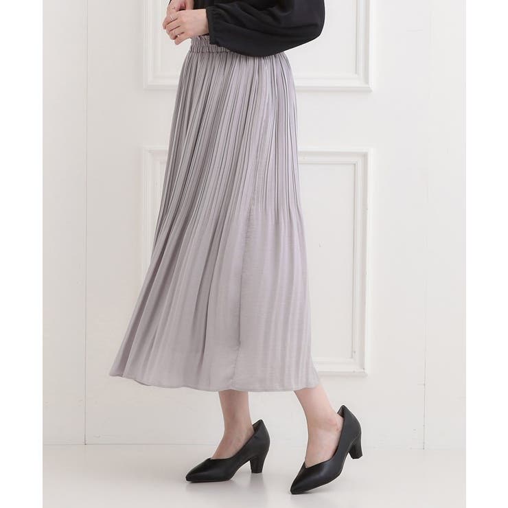 【洗濯機可/着丈選べる】軽やかプリーツスカート | SHOO・LA・RUE | 詳細画像2 