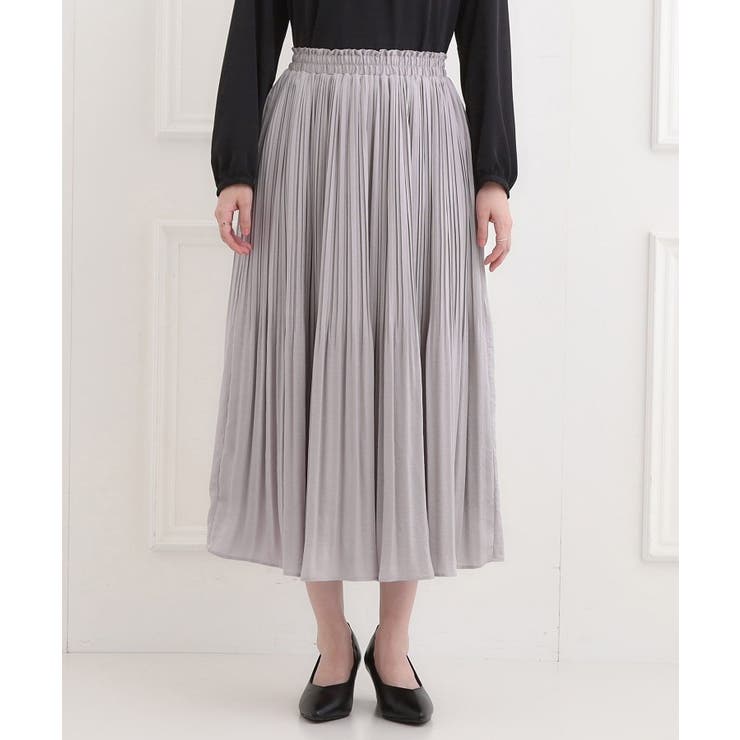 【洗濯機可/着丈選べる】軽やかプリーツスカート | SHOO・LA・RUE | 詳細画像30 