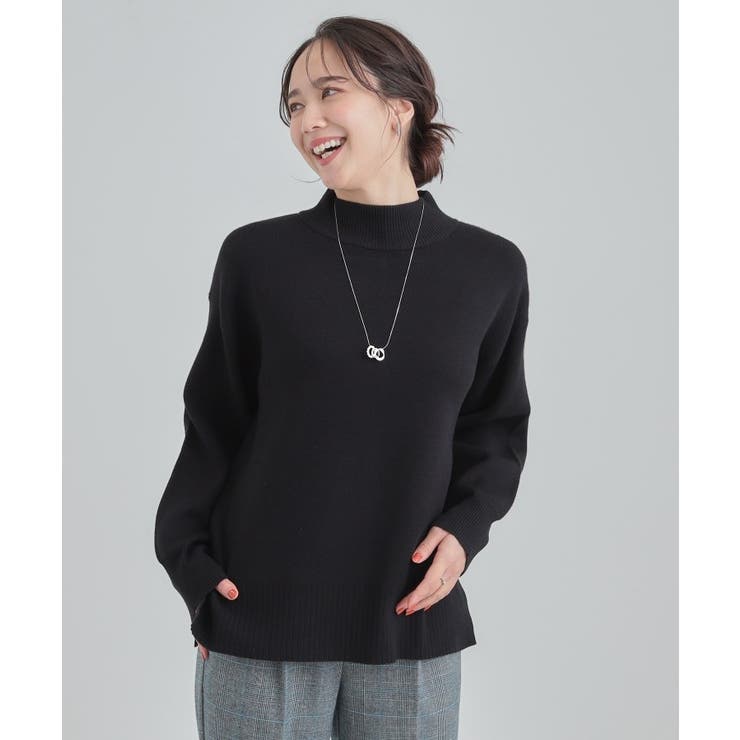 【洗濯機可/S-LL】もちもちハイネックニット | SHOO・LA・RUE | 詳細画像5 