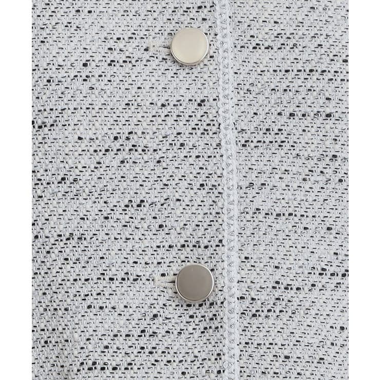 【S-3L】柔らかく軽い ライトツイードジャケット | SHOO・LA・RUE | 詳細画像8 