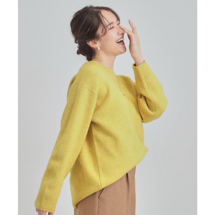 【洗濯機可】選べる８色で色違いも欲しくなる ふんわりゆるニット | SHOO・LA・RUE | 詳細画像14 