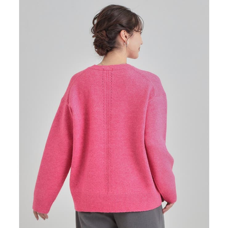 【洗濯機可】選べる８色で色違いも欲しくなる ふんわりゆるニット | SHOO・LA・RUE | 詳細画像18 