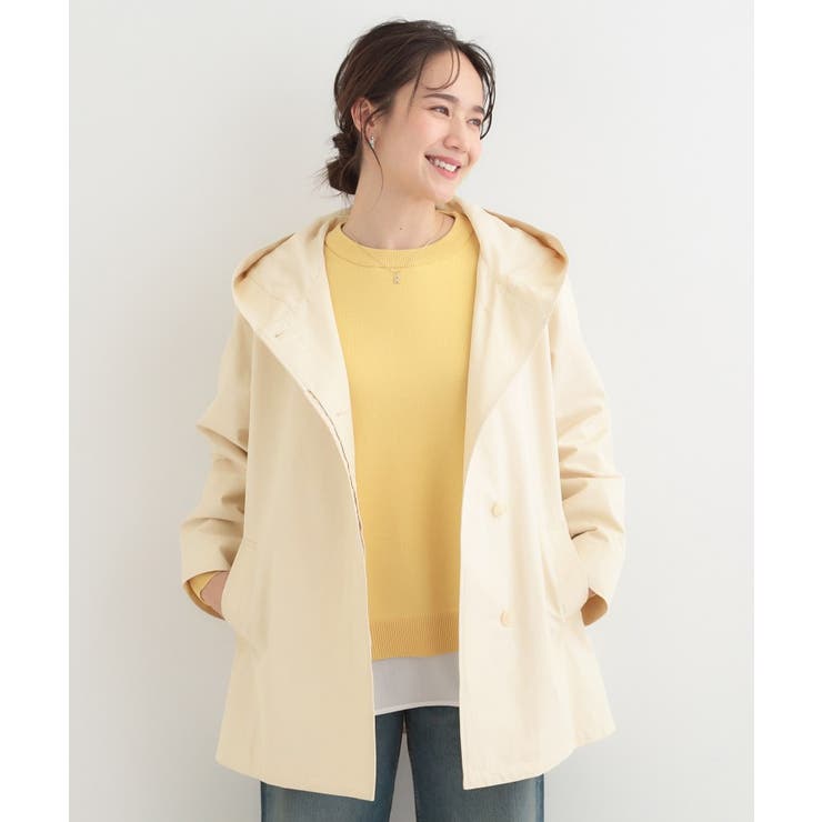 【防花粉/S-LL】ゆったり着られる テントフーディージャケット | SHOO・LA・RUE | 詳細画像5 