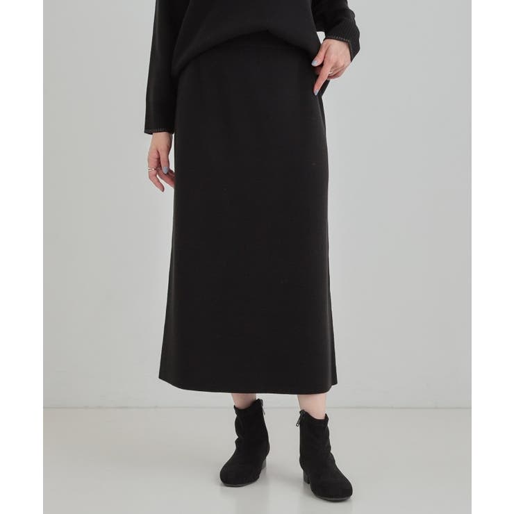 【洗濯機可 セットアップ可 毛玉になりにくい】心地よく穿ける | SHOO・LA・RUE | 詳細画像1 