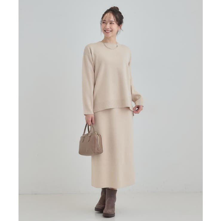 【洗濯機可 セットアップ可 毛玉になりにくい】心地よく穿ける | SHOO・LA・RUE | 詳細画像21 