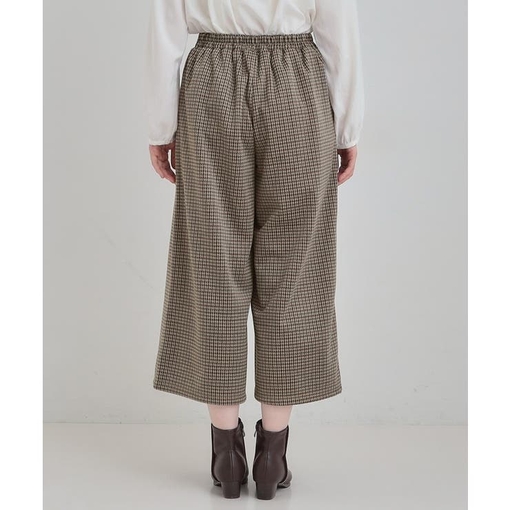 【洗濯機可/S-LL/あったか】体型カバーにも 裏起毛ガウチョパンツ | SHOO・LA・RUE | 詳細画像15 