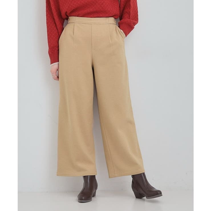 【洗濯機可 S LL】さりげないウエストのタブボタンがポイント | SHOO・LA・RUE | 詳細画像14 