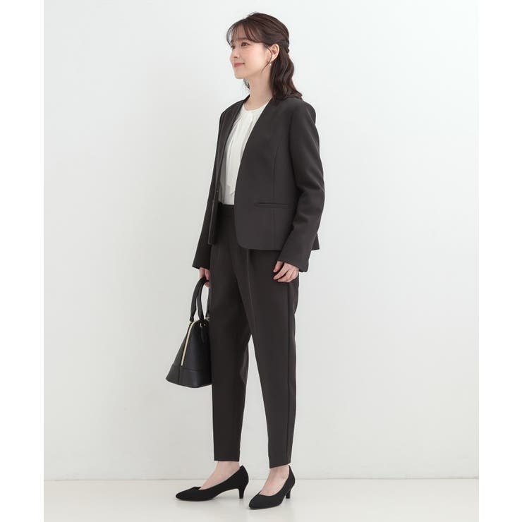 【3点スーツセット/洗濯機可】時短で好印象 セットアップ+ブラウス | SHOO・LA・RUE | 詳細画像6 