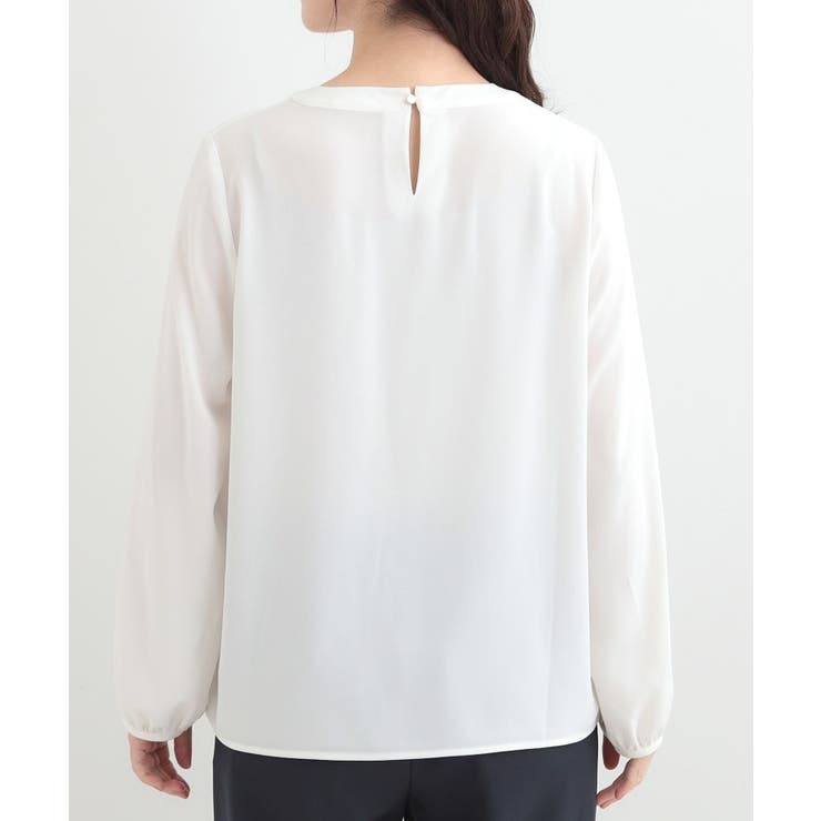 【3点スーツセット/洗濯機可】時短で好印象 セットアップ+ブラウス | SHOO・LA・RUE | 詳細画像35 