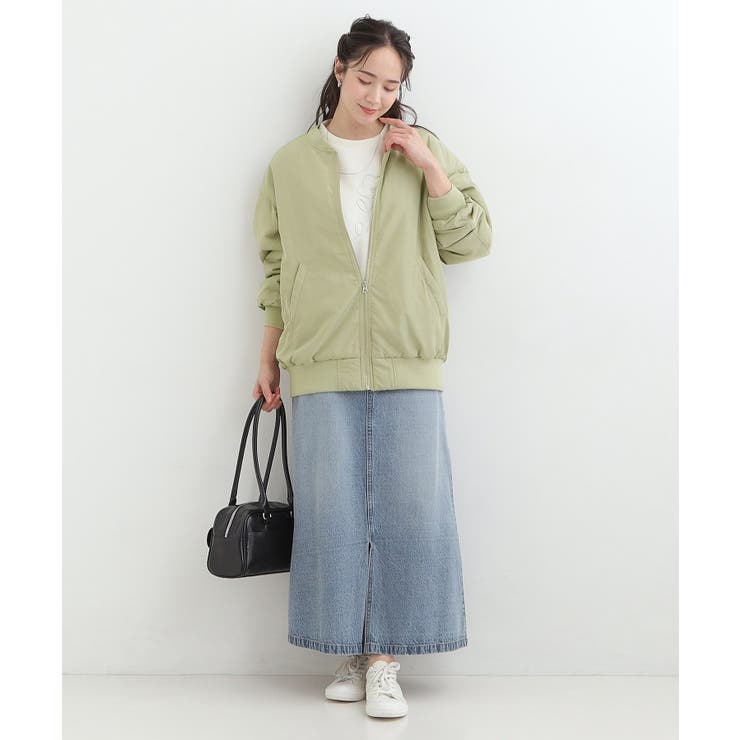 【S-LL】BIGシルエット MA－1ブルゾン | SHOO・LA・RUE | 詳細画像11 