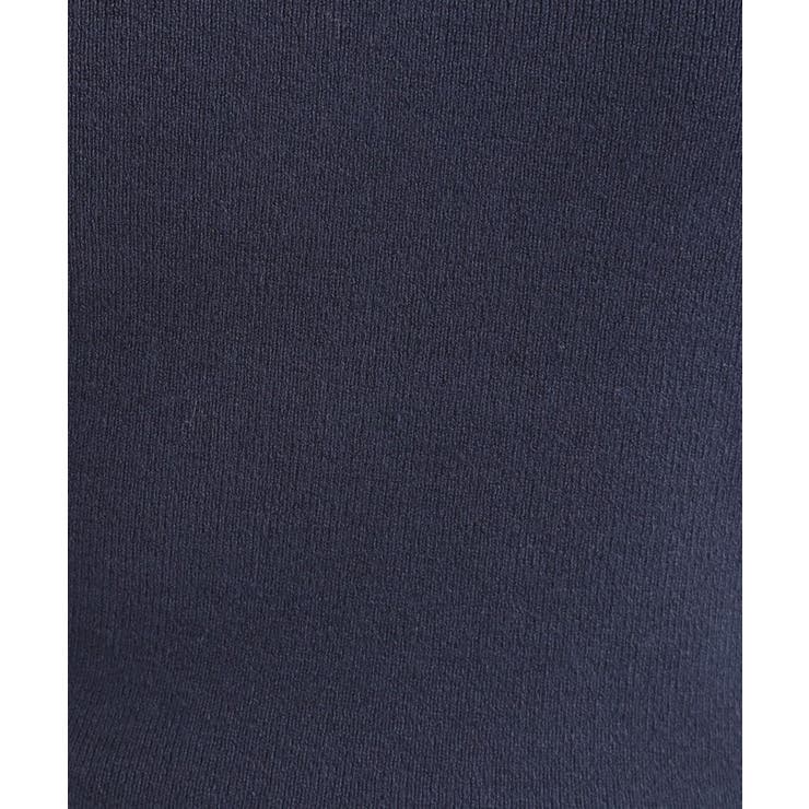 【洗濯機可/S-LL/アンサンブル可】すっきりと好印象 配色クルーネックニット | SHOO・LA・RUE | 詳細画像18 