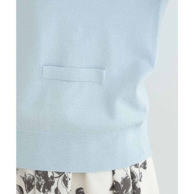 【洗濯機可/S-LL/アンサンブル可】パールボタンが上品 配色カーディガン | SHOO・LA・RUE | 詳細画像22 