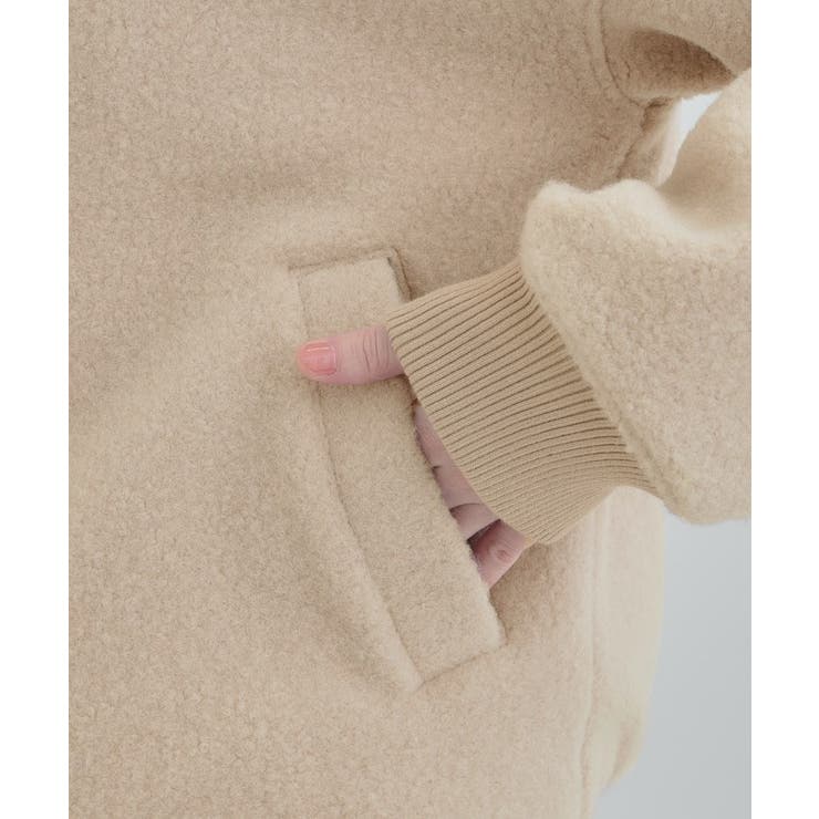 【S-LL】お顔周りがすっきり見える スライバージャケット | SHOO・LA・RUE | 詳細画像19 