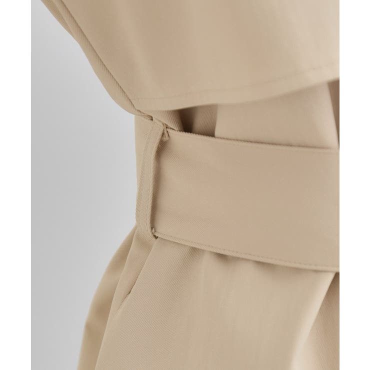 【S-LL/撥水】通勤やお出かけにも活躍 ミドルトレンチコート | SHOO・LA・RUE | 詳細画像20 