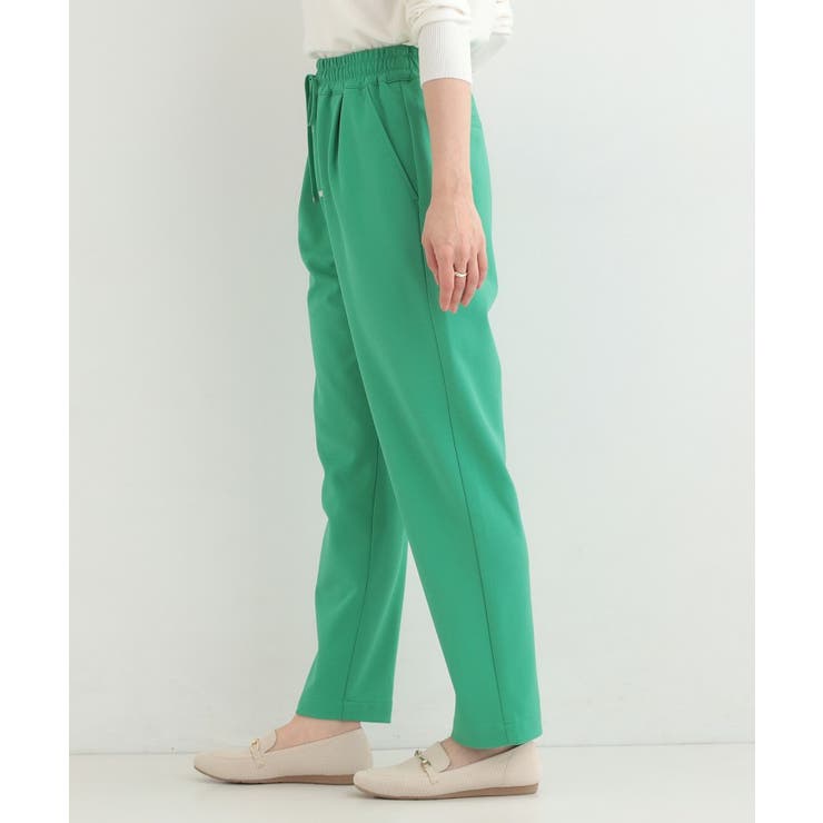 【SS-LL/洗濯後しわになりにくい】スマートに見えるイージーテーパードパンツ | SHOO・LA・RUE | 詳細画像6 