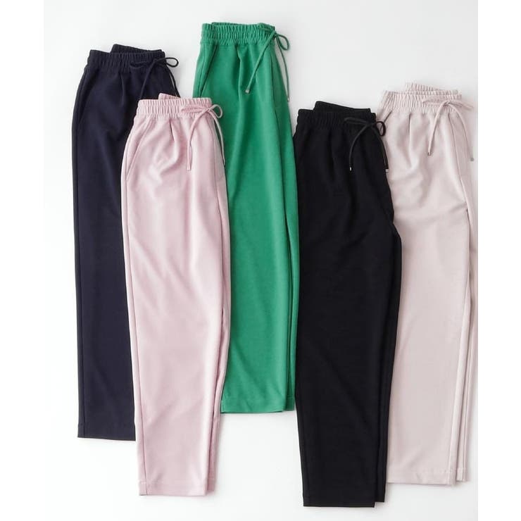 【SS-LL/洗濯後しわになりにくい】スマートに見えるイージーテーパードパンツ | SHOO・LA・RUE | 詳細画像31 