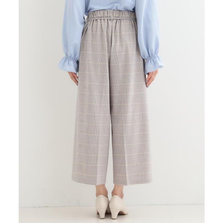 【着丈選べる/S-LL】センタープレスできちんと見え イージーワイドパンツ | SHOO・LA・RUE | 詳細画像36 