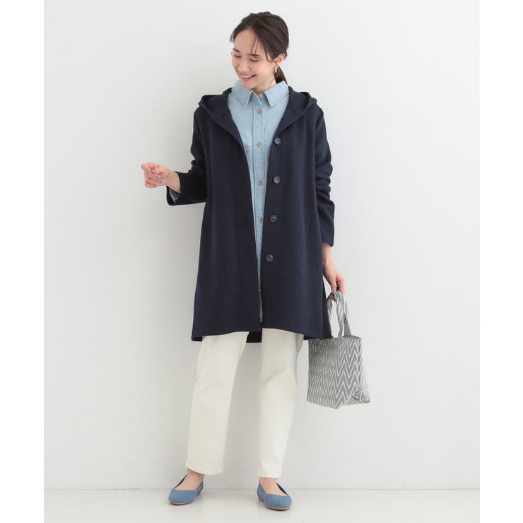 【S LL】体型をカバーしながらスマートに魅せる。ストライプジャカード コーディ… | SHOO・LA・RUE | 詳細画像11 