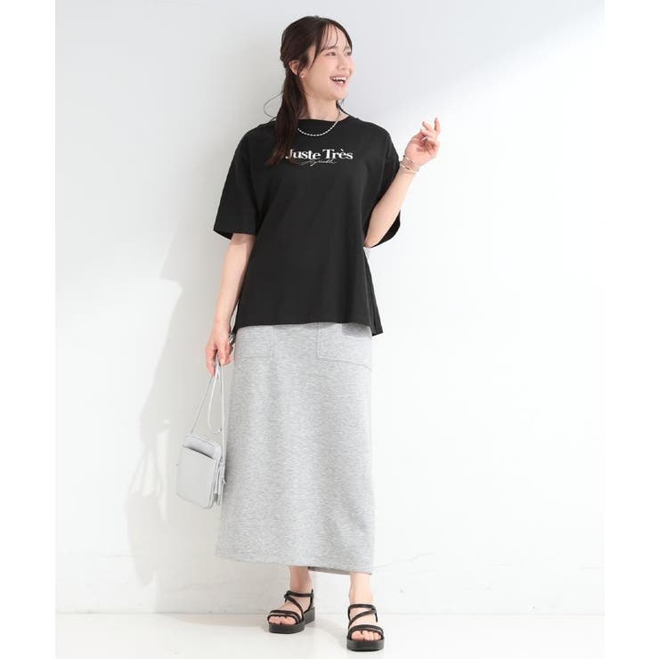 【綿100%/プチプラ】選べる3柄 大人のためのプレーンTシャツ | SHOO・LA・RUE | 詳細画像8 