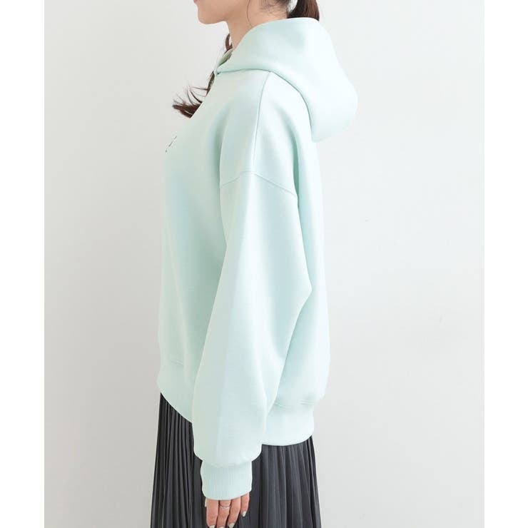 【セットアップ可/S-LL/なめらかタッチ】選べる3柄 ロゴ入りプルパーカ | SHOO・LA・RUE | 詳細画像16 