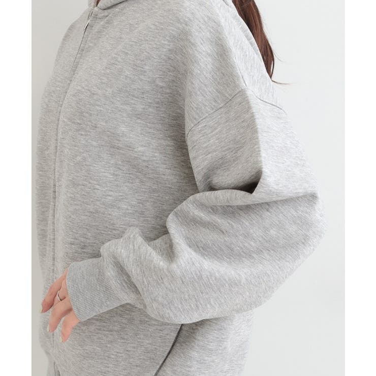 【セットアップ可/S-LL/なめらかタッチ】ZIPパーカ | SHOO・LA・RUE | 詳細画像17 