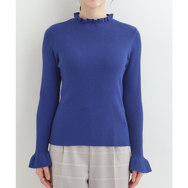 【洗濯機可/S-LL】フリルで上品 やわらかリブニット | SHOO・LA・RUE | 詳細画像17 