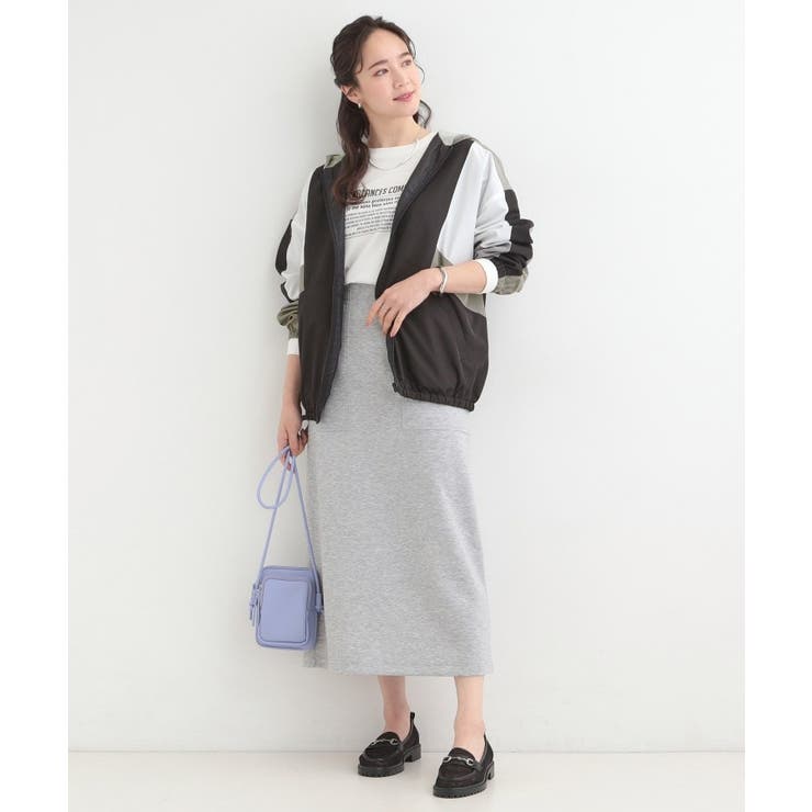 配色フードブルゾン | SHOO・LA・RUE | 詳細画像3 