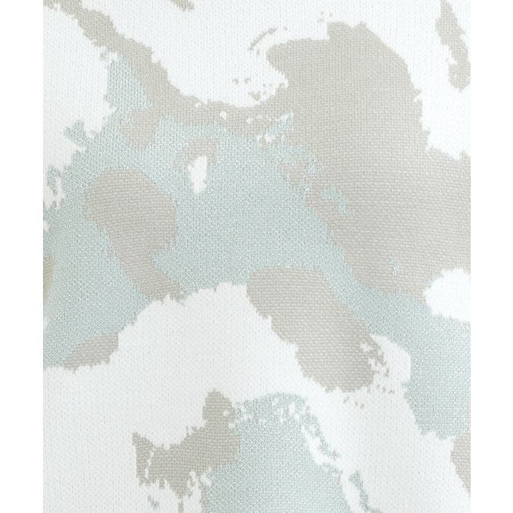 【洗濯機可/S-LL】1枚で華やかに ラメ入りニュアンス柄ニット | SHOO・LA・RUE | 詳細画像8 