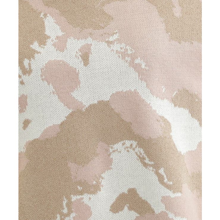 【洗濯機可/S-LL】1枚で華やかに ラメ入りニュアンス柄ニット | SHOO・LA・RUE | 詳細画像12 