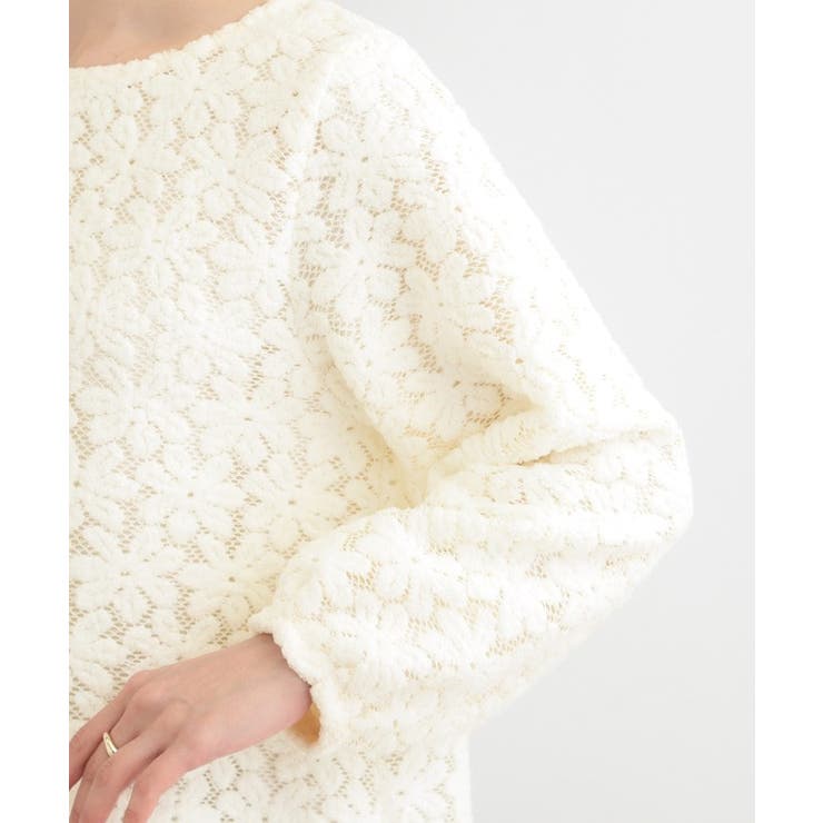 お花起毛レーストップス | SHOO・LA・RUE | 詳細画像13 