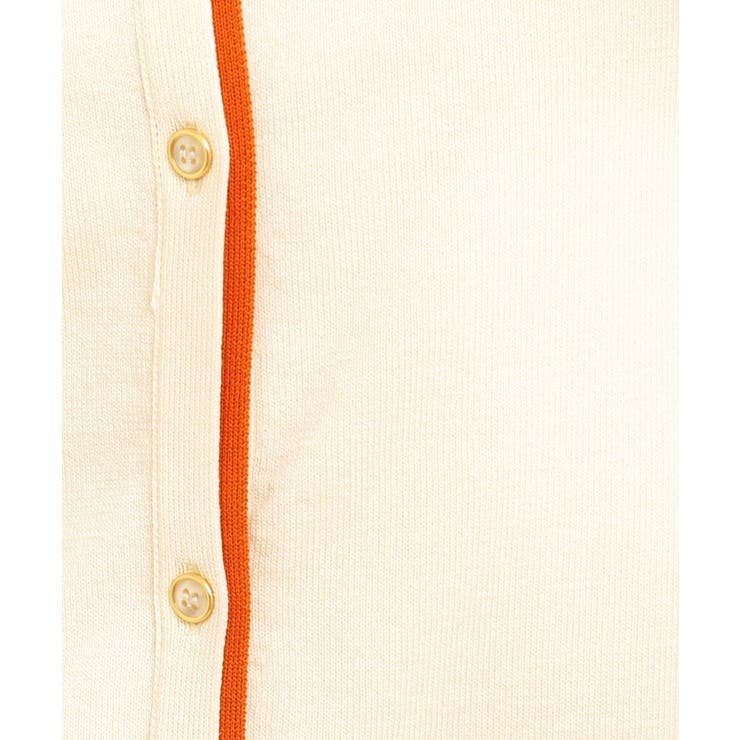 配色がコーデのアクセントに レイヤード風クルーカーディガン | SHOO・LA・RUE | 詳細画像4 