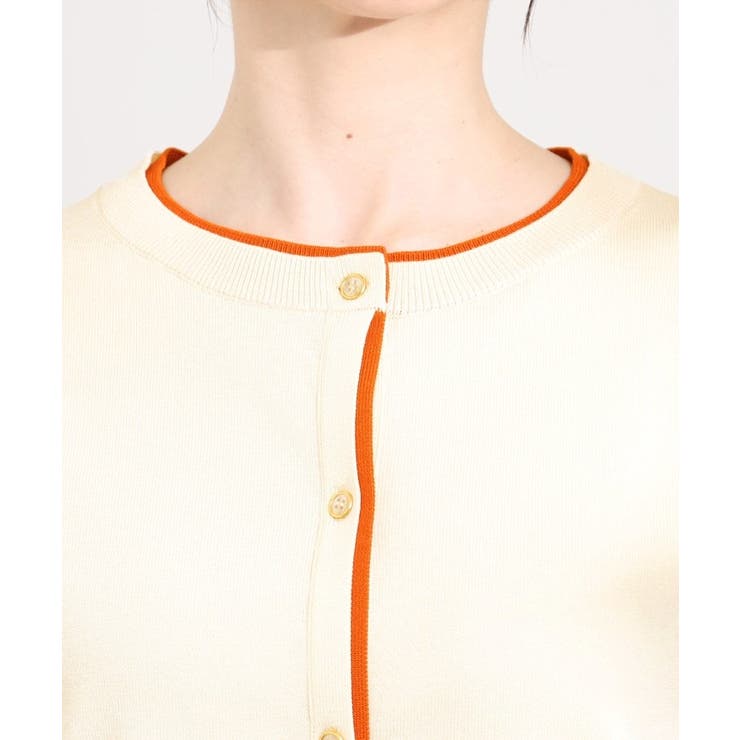 配色がコーデのアクセントに レイヤード風クルーカーディガン | SHOO・LA・RUE | 詳細画像16 