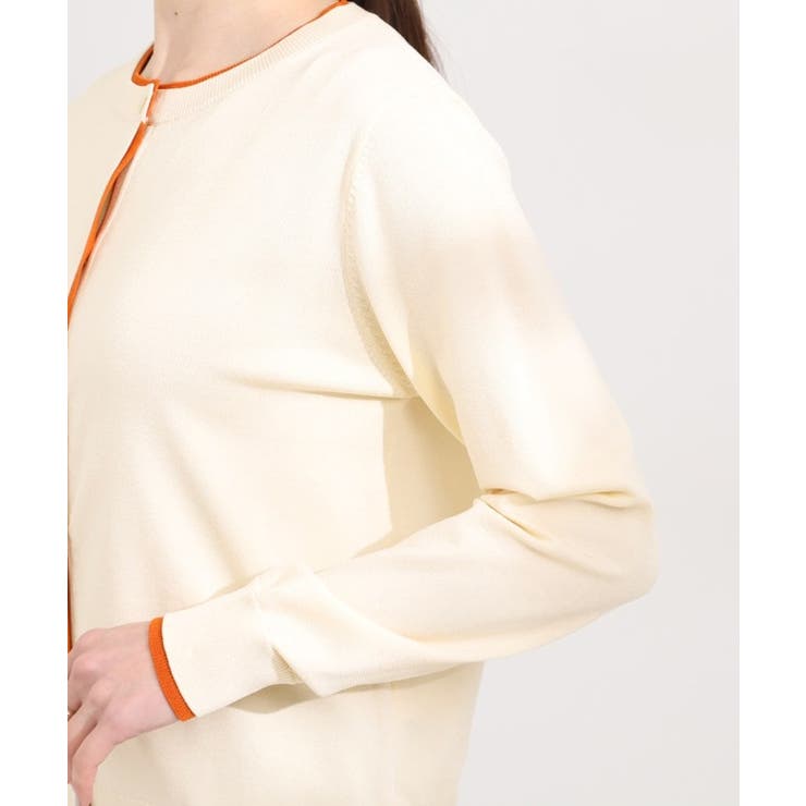 配色がコーデのアクセントに レイヤード風クルーカーディガン | SHOO・LA・RUE | 詳細画像17 