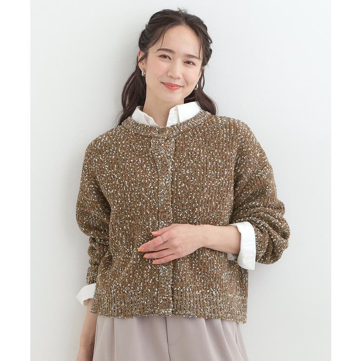 【洗濯機可/前後2WAY】ぽこぽこニットカーディガン | SHOO・LA・RUE | 詳細画像15 