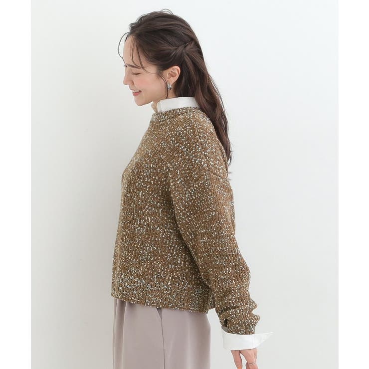 【洗濯機可/前後2WAY】ぽこぽこニットカーディガン | SHOO・LA・RUE | 詳細画像16 