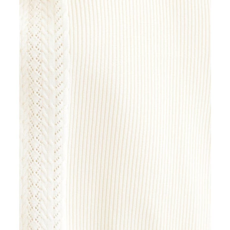 衿付きレース風カーディガン | SHOO・LA・RUE | 詳細画像4 