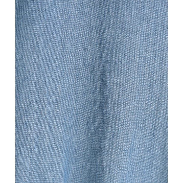 【S-LL】優しく透ける 柔らかシアーデニムブルゾン | SHOO・LA・RUE | 詳細画像9 