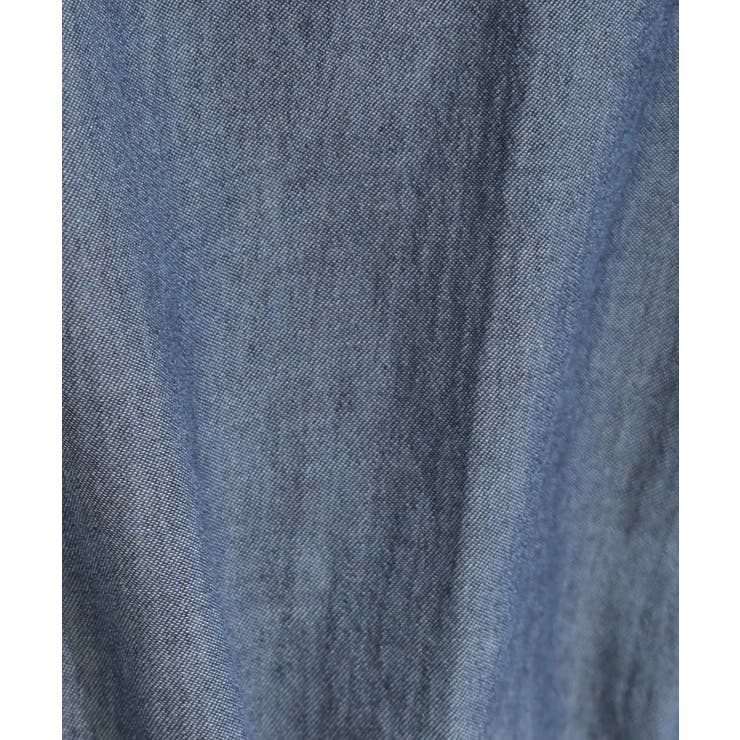 【S-LL】優しく透ける 柔らかシアーデニムブルゾン | SHOO・LA・RUE | 詳細画像13 