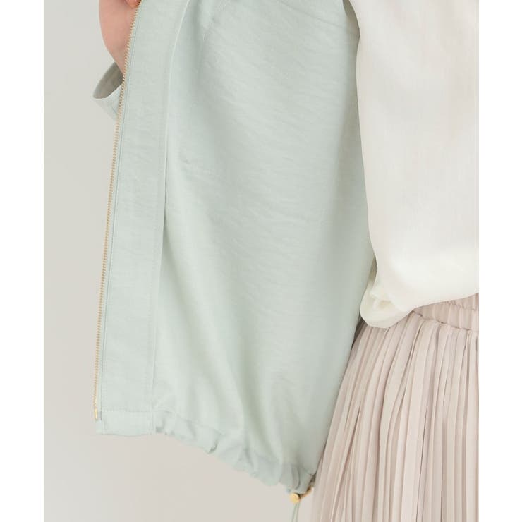 【S-LL】デイリーにも、通勤にも。フラップポケットノーカラーブルゾン | SHOO・LA・RUE | 詳細画像22 