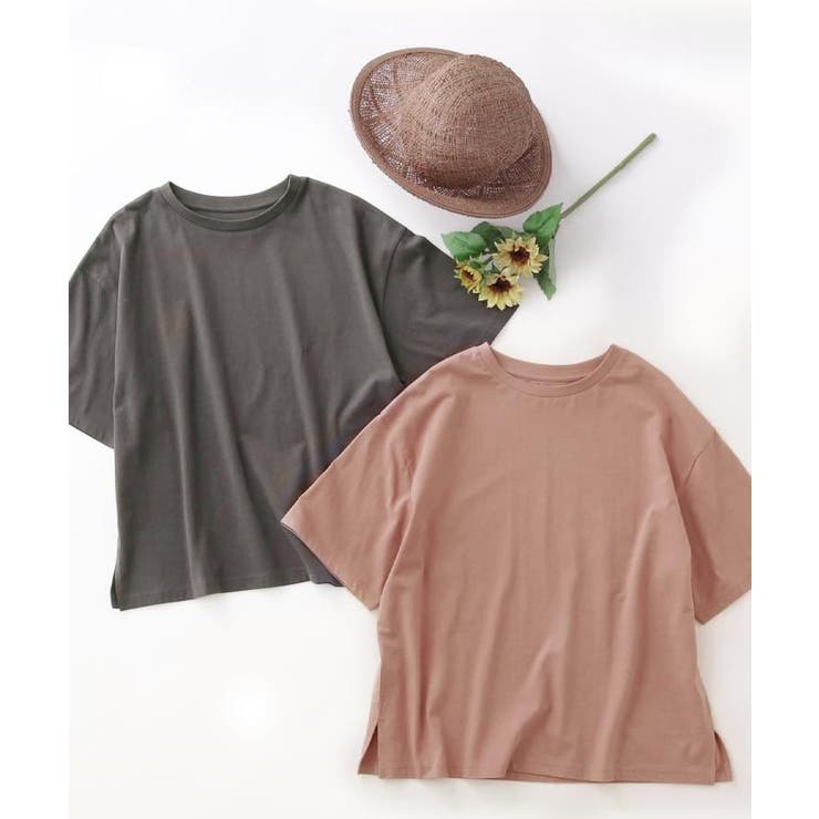 【綿100%/S-LL/プチプラ】ゆるシルエット シンプルTシャツ | SHOO・LA・RUE | 詳細画像34 