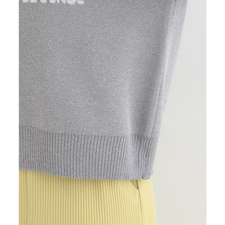 デニム袖切替ロゴニット | SHOO・LA・RUE | 詳細画像18 