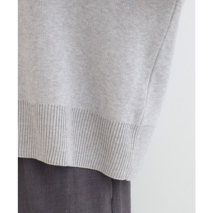 デニム切替でこなれ顔 金ボタン ニットカーディガン | SHOO・LA・RUE | 詳細画像14 