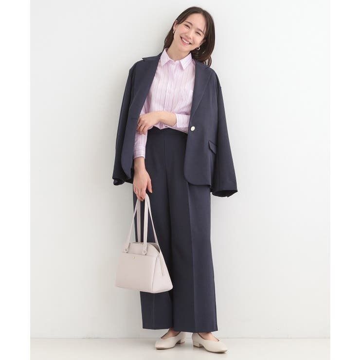 【選べる色・柄/S-LL】通年使える レギュラーカラーシャツ | SHOO・LA・RUE | 詳細画像11 