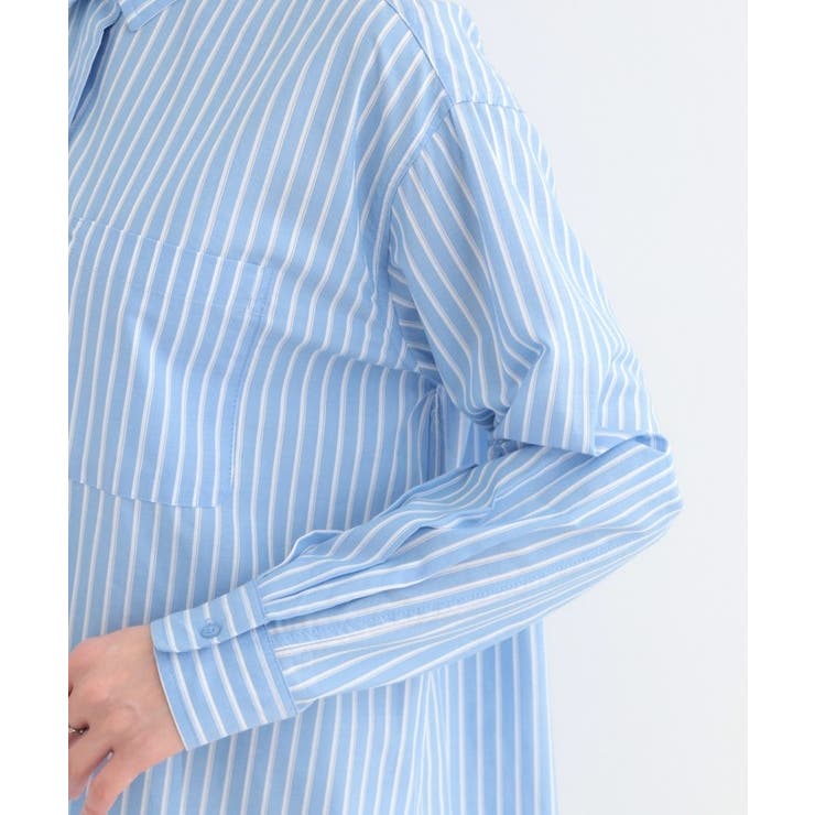 【選べる色・柄/S-LL】通年使える レギュラーカラーシャツ | SHOO・LA・RUE | 詳細画像21 